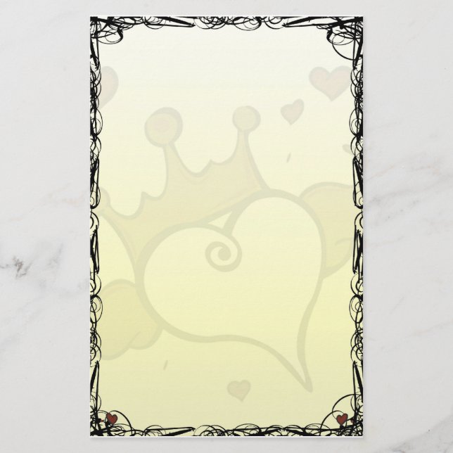 Papelería Corazón con alas urbano inmóvil (Anverso)