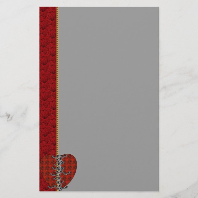 Papelería Corazón del palo (Anverso)