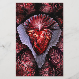 Papelería Corazón en llamas