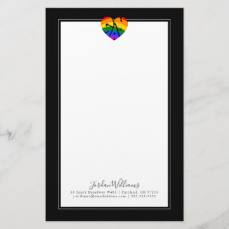 Papelería Corazón gay