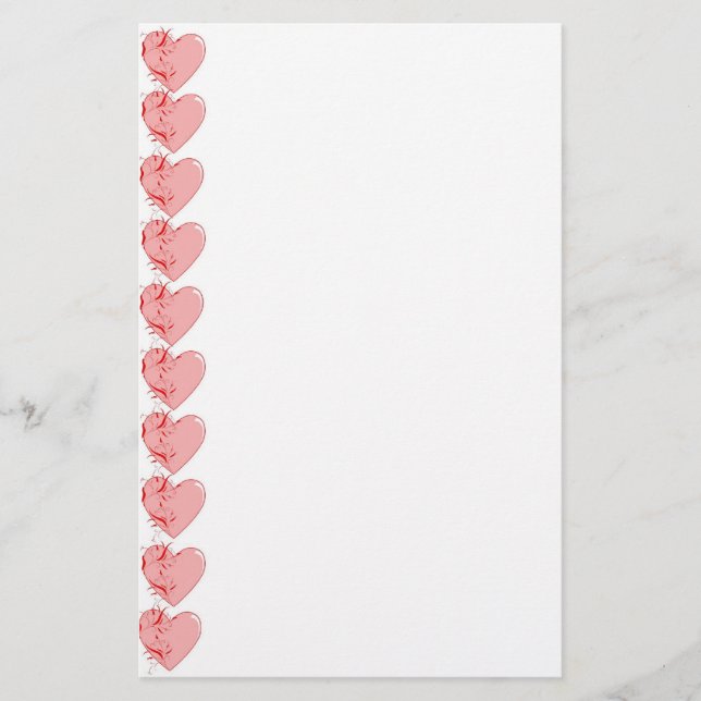 Papelería Corazón inmóvil (Anverso)