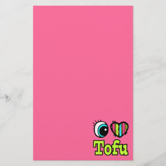 Papelería Corazón Ojo Brillante Me Encanta El Tofu