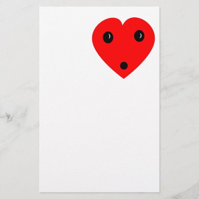 Papelería "Corazón sorpresa" (Anverso)