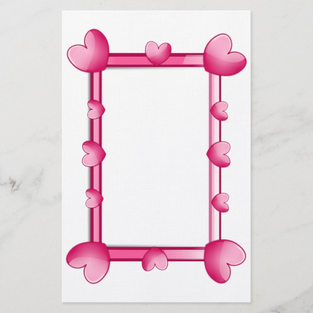 Papelería Corazones (Anverso)