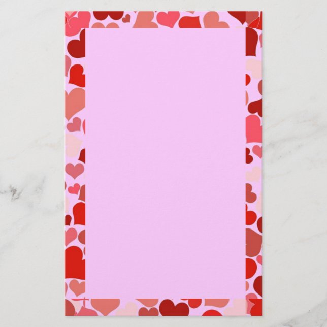 Papelería Corazones (Anverso)