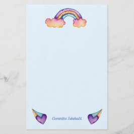 Papelería Corazones arcoiris | Niños pequeños
