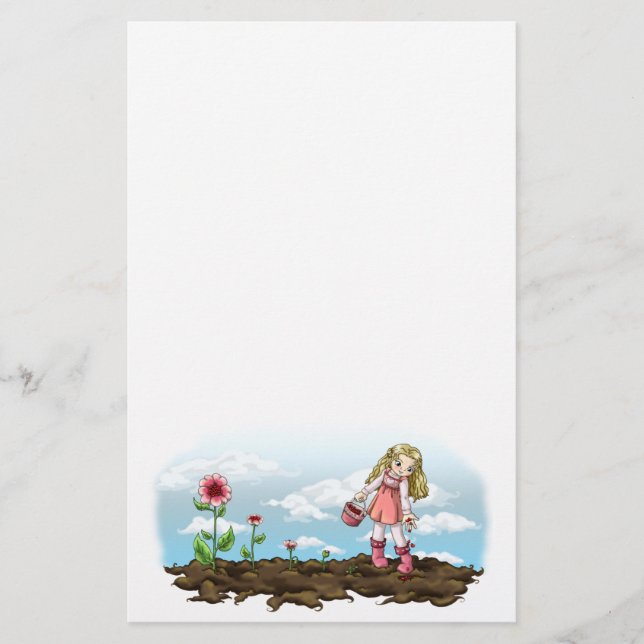 Papelería Corazones cada vez mayor (Anverso)