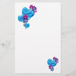 Papelería Corazones de mármol