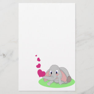 Papelería Corazones del elefante
