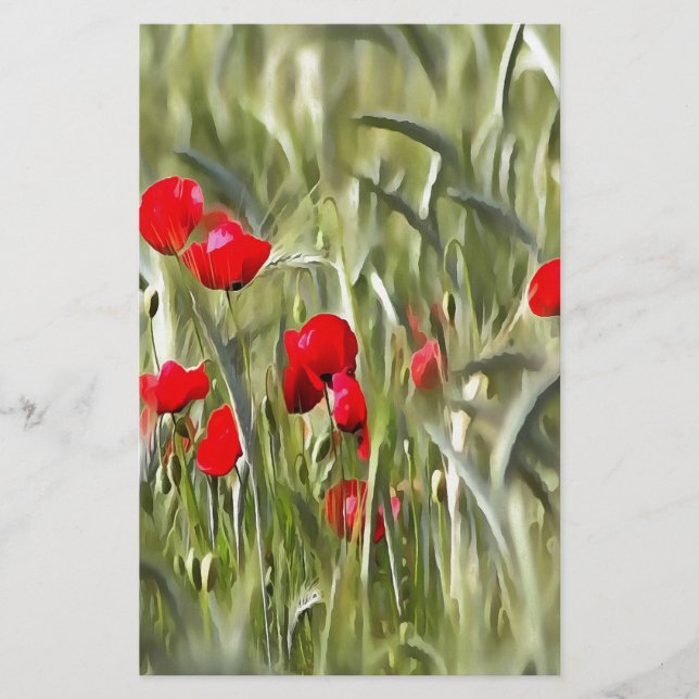 Papelería Corn Poppies (Anverso)