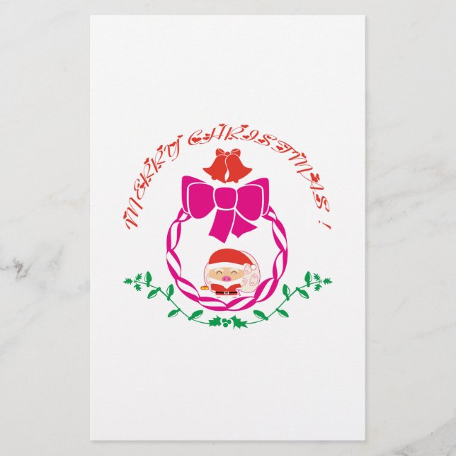 Papelería corona de navidades (Anverso)