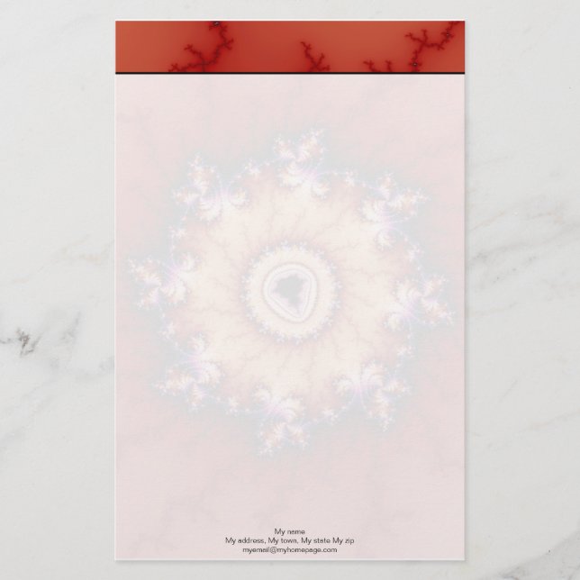 Papelería Corona De Tornos - Fractal (Anverso)