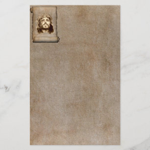 Papelería Corona del Jesucristo de espinas en voluta