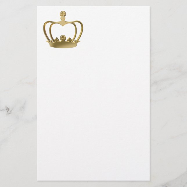 Papelería Corona dorada (Anverso)