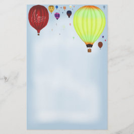 Papelería Correo aéreo: Globos de aire caliente.