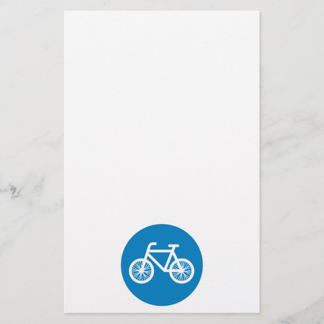 Papelería Correr en bicicleta (Anverso)