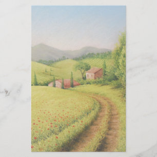Papelería Cortijo toscano, Italia en efectos de escritorio