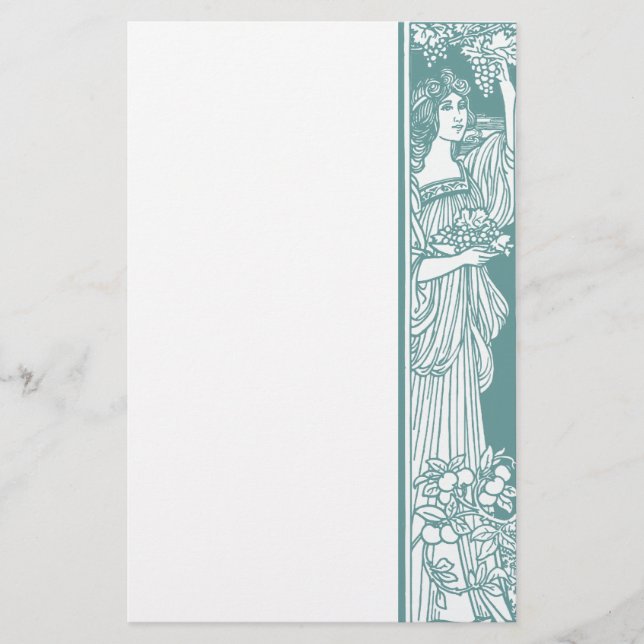 Papelería Cosecha de uvas (Anverso)