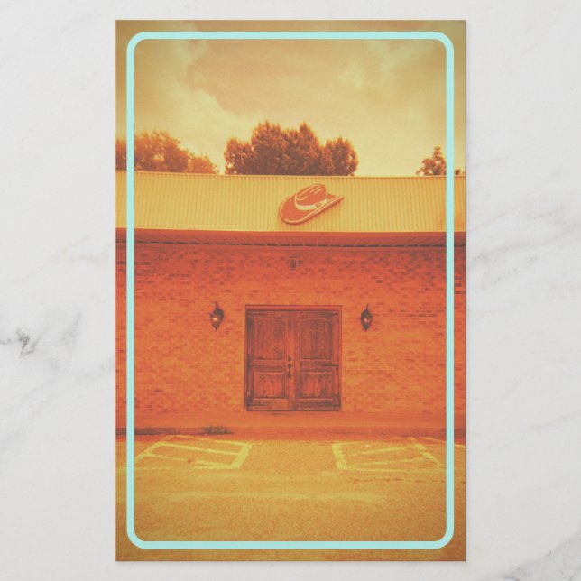 Papelería Cowboy Motel Vintage Stationery (Anverso)