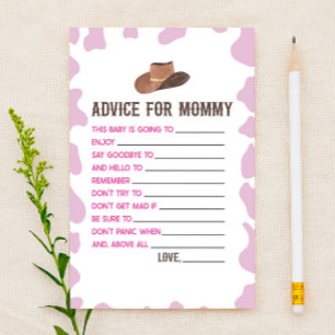Papelería Cowgirl Rodeo Consejos Actividad de juego de Baby
