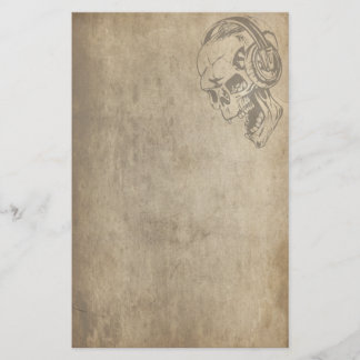 Papelería Cráneo gótico
