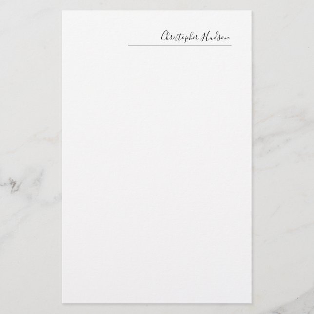 Papelería Crear personalizar profesional simple plano (Anverso)