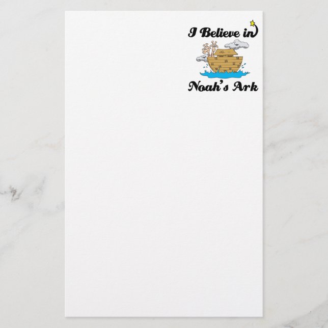 Papelería creo en el arca de noahs (Anverso)