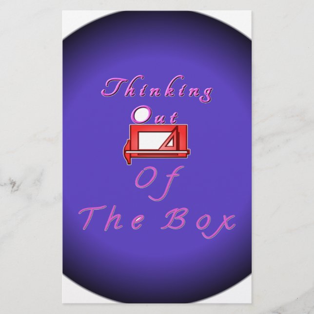 Papelería Creo que fuera de la caja. (Anverso)