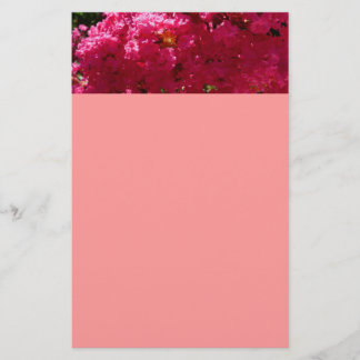 Papelería Crepe Myrtle Tree Magenta Floral