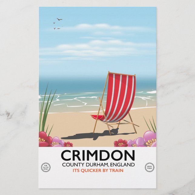 Papelería Crimdon, Condado de Durham, Inglaterra. (Anverso)