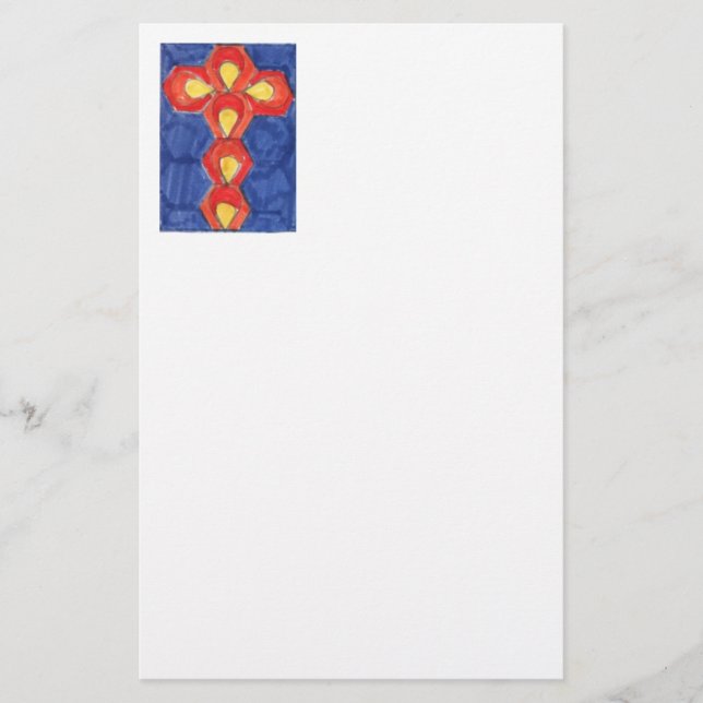 Papelería Cross Motif Stationery (Anverso)