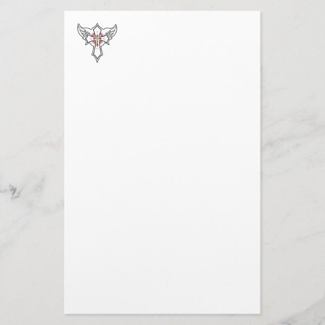 Papelería Cruz cristiana (Anverso)