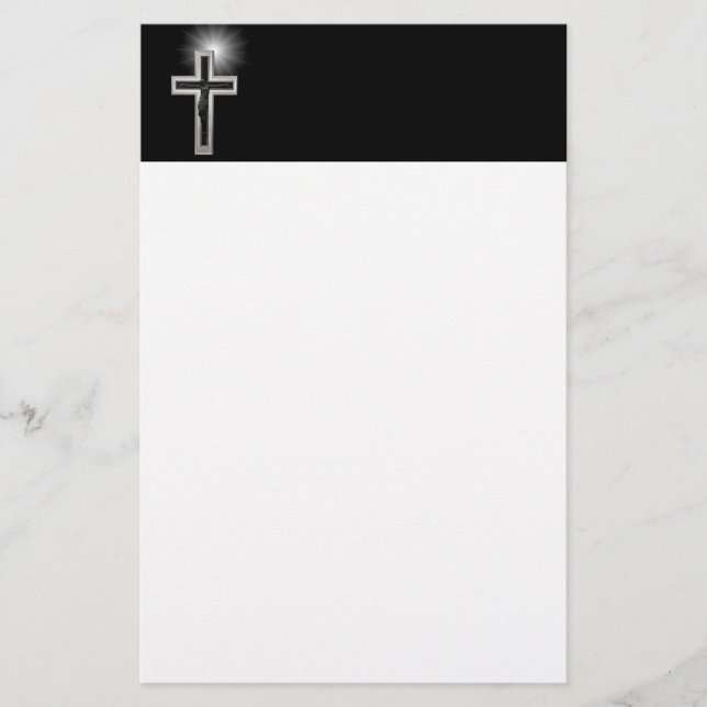 Papelería Cruz cristiana (Anverso)