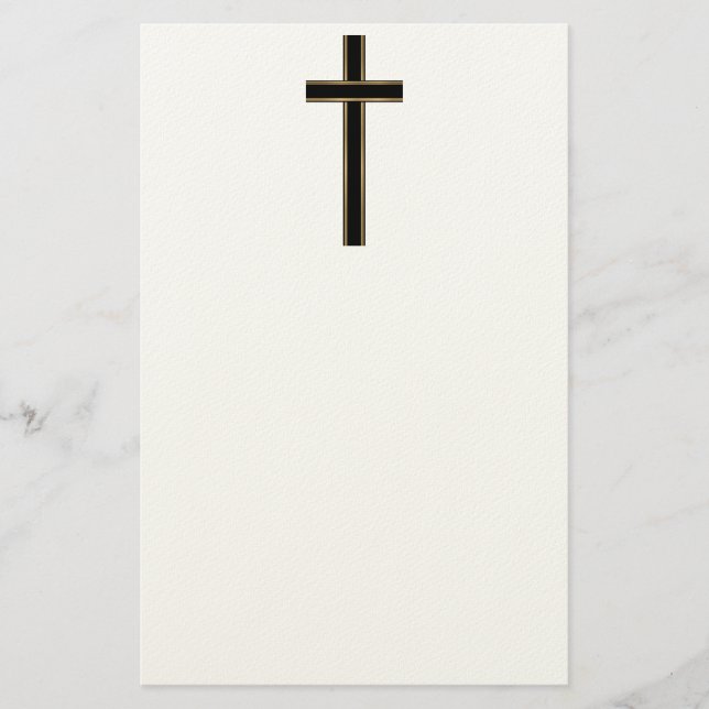 Papelería Cruz cristiana (Anverso)