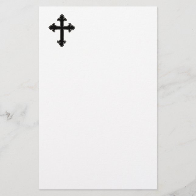 Papelería Cruz cristiana (Anverso)