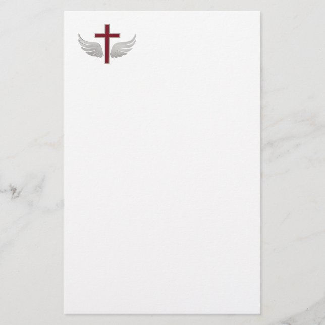 Papelería Cruz cristiana (Anverso)
