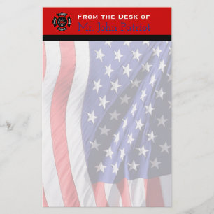 Papelería Cruz maltesa americana de la bandera el del