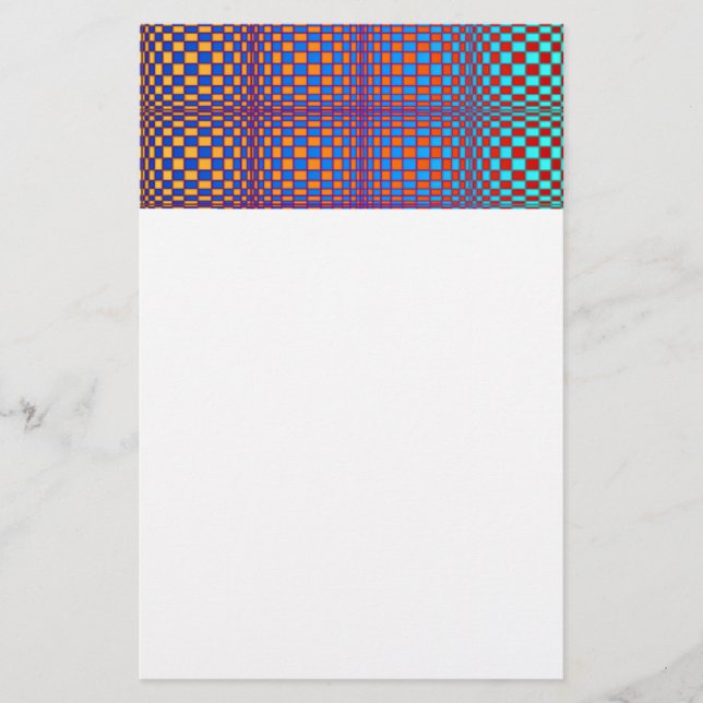 Papelería Cuadrados abstractos 2 (Anverso)