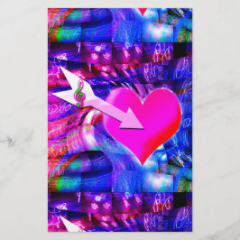 Papelería Cuando la flecha musical apunta al corazón