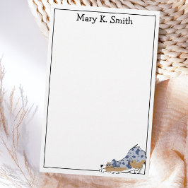 Papelería Custom Australian Shepherd Cute Dog Art