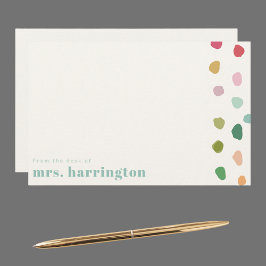 Papelería Custom Name, Fun Gift for Teachers Stationery