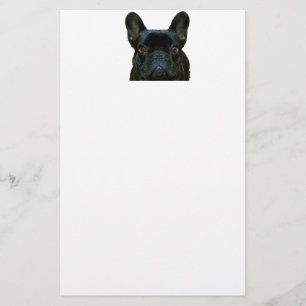 Papelería Cute Black French Bulldog Frenchie Fotografía: