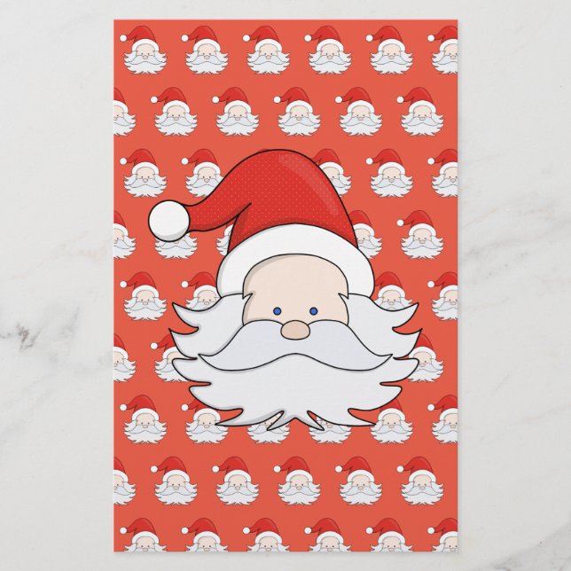 Papelería Cute Santa Claus (Anverso)