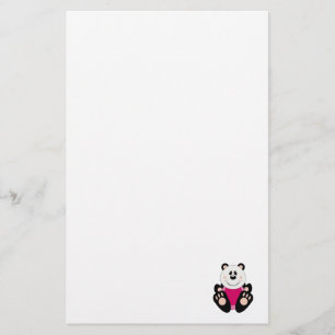 Papelería Cutelyn Baby Girl Panda Bear