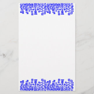 Papelería Cyber Garden - Azul