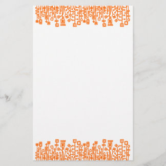 Papelería Cyber Garden - Naranja