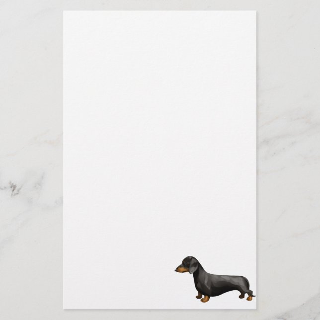 Papelería Dachshund (Anverso)
