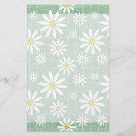 Papelería Daisies en Plaid