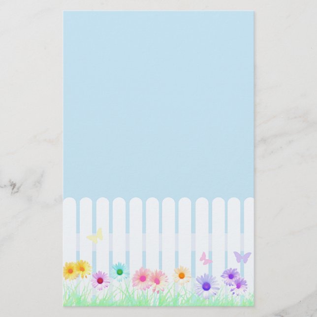 Papelería Daisy Garden Stationary (Anverso)
