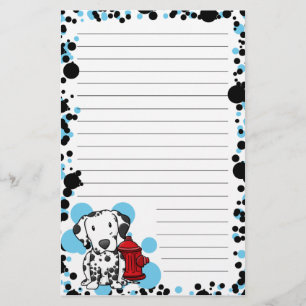 Papelería Dalmatian de Kawaii y efectos de escritorio de la